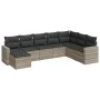 Garden sofa set 8 pieces and gray synthetic rattan cushions by , Modular outdoor sofas - Ref: Foro24-3251699, Price: 554,99 €...