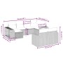 Set of 10-piece garden sofas with light gray synthetic rattan cushions by , Garden sets - Ref: Foro24-3266242, Price: 614,98 ...