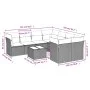 Gartenmöbel-Set 9-teilig mit Kissen aus hellem grauem Kunst-Rattan. von , Gartensets - Ref: Foro24-3217322, Preis: 622,63 €, ...