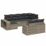 Set of 10-piece garden sofas with light gray synthetic rattan cushions by , Modular outdoor sofas - Ref: Foro24-3261292, Pric...