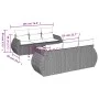 Gartensofa-Set, 7-teilig, mit Kissen, aus hellem grauem PE-Rattan. von , Gartensets - Ref: Foro24-3253449, Preis: 531,66 €, R...