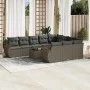 Set de sofás de jardín 11 pzas y cojines ratán sintético gris de , Conjuntos de jardín - Ref: Foro24-3254239, Precio: 831,03 ...