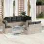Gartensofagarnitur 8-teilig mit grauen Polstern aus synthetischem Rattan von , Gartensets - Ref: Foro24-3220441, Preis: 584,8...