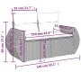 Set of 10-piece garden sofas with light gray synthetic rattan cushions by , Modular outdoor sofas - Ref: Foro24-3221891, Pric...