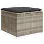 Garden sofa set 11 pieces and gray synthetic rattan cushions by , Garden sets - Ref: Foro24-3218342, Price: 717,66 €, Discoun...