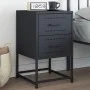 Mesita de noche acero gris antracita 36x39x60,5 cm de , Mesitas de noche - Ref: Foro24-846462, Precio: 73,22 €, Descuento: %