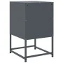 Mesita de noche acero gris antracita 36x39x60,5 cm de , Mesitas de noche - Ref: Foro24-846462, Precio: 73,22 €, Descuento: %