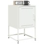 Mesitas de noche 2 unidades acero blanco 36x39x60,5 cm de , Mesitas de noche - Ref: Foro24-846457, Precio: 69,84 €, Descuento: %