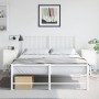 Nachttische, 2 Stück, weißer Stahl, 36x39x60,5 cm. von , Nachttische - Ref: Foro24-846457, Preis: 69,90 €, Rabatt: %