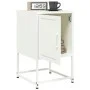 Mesitas de noche 2 unidades acero blanco 36x39x60,5 cm de , Mesitas de noche - Ref: Foro24-846457, Precio: 69,24 €, Descuento: %