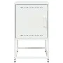 Nachttische, 2 Stück, weißer Stahl, 36x39x60,5 cm. von , Nachttische - Ref: Foro24-846457, Preis: 69,24 €, Rabatt: %