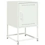 Nachttische, 2 Stück, weißer Stahl, 36x39x60,5 cm. von , Nachttische - Ref: Foro24-846457, Preis: 69,24 €, Rabatt: %