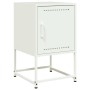 Nachttische, 2 Stück, weißer Stahl, 36x39x60,5 cm. von , Nachttische - Ref: Foro24-846457, Preis: 69,90 €, Rabatt: %