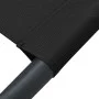 Garden lounge chair with canopy and black cushions by vidaXL, Outdoor beds - Ref: Foro24-313521, Price: 140,87 €, Discount: %