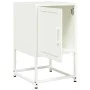 Nachttische, 2 Stück, weißer Stahl, 36x39x60,5 cm. von , Nachttische - Ref: Foro24-846457, Preis: 69,24 €, Rabatt: %