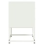 Nachttische, 2 Stück, weißer Stahl, 36x39x60,5 cm. von , Nachttische - Ref: Foro24-846469, Preis: 93,81 €, Rabatt: %