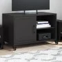 Mueble de TV acero negro 68x39x43,5 cm by , TV Furniture - Ref: Foro24-846668, Price: 53,53 €, Discount: %