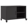 Mueble de TV acero negro 68x39x43,5 cm by , TV Furniture - Ref: Foro24-846668, Price: 53,53 €, Discount: %