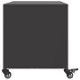 Schwarzer TV-Schrank aus Stahl, 68x39x43,5 cm. von , TV-Möbel - Ref: Foro24-846668, Preis: 67,65 €, Rabatt: %