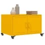 Mesa de centro acero amarillo mostaza 68x50x43,5 cm de , Mesas de centro - Ref: Foro24-846689, Precio: 67,25 €, Descuento: %