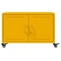 Gelber Senftstahl-Couchtisch 68x50x43,5 cm von , Couchtisch - Ref: Foro24-846689, Preis: 67,23 €, Rabatt: %
