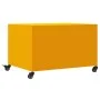 Mesa de centro acero amarillo mostaza 68x50x43,5 cm de , Mesas de centro - Ref: Foro24-846689, Precio: 67,25 €, Descuento: %