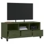 Mueble de TV de acero verde oliva 100,5x39x43,5 cm by , TV Furniture - Ref: Foro24-846696, Price: 117,55 €, Discount: %