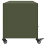 Mueble de TV de acero verde oliva 100,5x39x43,5 cm by , TV Furniture - Ref: Foro24-846696, Price: 117,55 €, Discount: %
