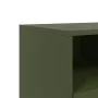 Mueble de TV de acero verde oliva 100,5x39x43,5 cm by , TV Furniture - Ref: Foro24-846696, Price: 117,55 €, Discount: %