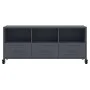 Mueble de TV acero gris antracita 100,5x39x43,5 cm de , Muebles TV - Ref: Foro24-846694, Precio: 86,90 €, Descuento: %