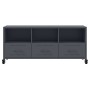 TV-Möbel aus anthrazitgrauem Stahl, 100,5x39x43,5 cm. von , TV-Möbel - Ref: Foro24-846694, Preis: 87,73 €, Rabatt: %