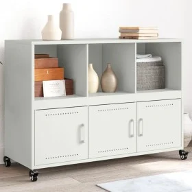 Weißer Stahlschrank 100,5x39x72 cm von , Sideboards - Ref: Foro24-846739, Preis: 124,44 €, Rabatt: %