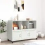 Aparador de acero blanco 100,5x39x72 cm by , Sideboards - Ref: Foro24-846739, Price: 124,42 €, Discount: %