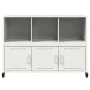 Weißer Stahlschrank 100,5x39x72 cm von , Sideboards - Ref: Foro24-846739, Preis: 124,44 €, Rabatt: %