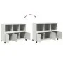 Aparador de acero blanco 100,5x39x72 cm by , Sideboards - Ref: Foro24-846739, Price: 124,42 €, Discount: %