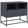 TV-Möbel aus anthrazitgrauem Stahl, 68x39x60,5 cm. von , TV-Möbel - Ref: Foro24-846550, Preis: 67,94 €, Rabatt: %