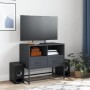 TV-Möbel aus anthrazitgrauem Stahl, 68x39x60,5 cm. von , TV-Möbel - Ref: Foro24-846550, Preis: 68,59 €, Rabatt: %