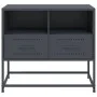 TV-Möbel aus anthrazitgrauem Stahl, 68x39x60,5 cm. von , TV-Möbel - Ref: Foro24-846550, Preis: 67,94 €, Rabatt: %