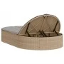 Tumbona doble con cojines ratán sintético beige by , Loungers - Ref: Foro24-368649, Price: 270,23 €, Discount: %