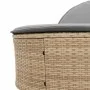 Tumbona doble con cojines ratán sintético beige by , Loungers - Ref: Foro24-368649, Price: 270,23 €, Discount: %
