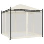 Pavillon mit cremefarbenen Stahl-Gitterwänden 2,93x2,93 m. von , Zelte und Pavillons - Ref: Foro24-368434, Preis: 307,42 €, R...