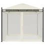 Cenador con paredes de malla acero crema 2,93x2,93 m de , Carpas y cenadores - Ref: Foro24-368434, Precio: 324,76 €, Descuent...