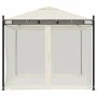 Cenador con paredes de malla acero crema 2,93x2,93 m de , Carpas y cenadores - Ref: Foro24-368434, Precio: 324,76 €, Descuent...