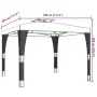 Cenador con doble techo de tela gris antracita 2,98x2,98 m by , Tents and gazebos - Ref: Foro24-368441, Price: 301,47 €, Disc...