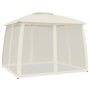 Cenador de doble techo paredes de malla acero crema 2,93x2,93 m de , Carpas y cenadores - Ref: Foro24-368448, Precio: 239,39 ...