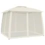 Cenador de doble techo paredes de malla acero crema 2,93x2,93 m de , Carpas y cenadores - Ref: Foro24-368448, Precio: 234,14 ...