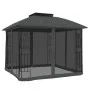 Cenador doble techo y paredes malla acero antracita 2,94x2,94 m de , Carpas y cenadores - Ref: Foro24-368455, Precio: 290,85 ...