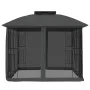 Cenador doble techo y paredes malla acero antracita 2,94x2,94 m de , Carpas y cenadores - Ref: Foro24-368455, Precio: 290,85 ...