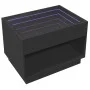 Mesa de centro con Infinity LED negro 70x50x50 cm by , Coffee table - Ref: Foro24-847659, Price: 101,74 €, Discount: %