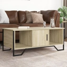 Wohnzimmertisch aus Sonoma-Eiche Spanplatte 100x51x40 cm von , Couchtisch - Ref: Foro24-848490, Preis: 72,58 €, Rabatt: %
